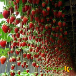 Клубника ампельная Анастасия купить по цене от 370р. в интернет-магазине «Посадика» с доставкой почтой в в Шимановске и по всей России – [изображение №1].