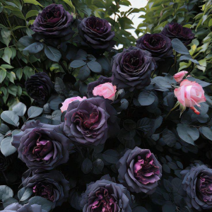 Роза Черная купить по цене от 450р. в интернет-магазине «Посадика» с доставкой почтой в в Шимановске и по всей России – [изображение №1].