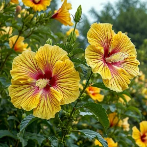 Гибискус Свит Соната купить по цене от 249р. в интернет-магазине «Посадика» с доставкой почтой в в Шимановске и по всей России – [изображение №1].