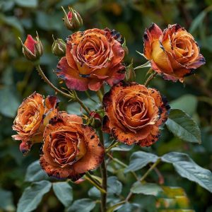 Роза плетистая Оранжевый Бриллиант купить по цене от 450р. в интернет-магазине «Посадика» с доставкой почтой в в Шимановске и по всей России – [изображение №1].